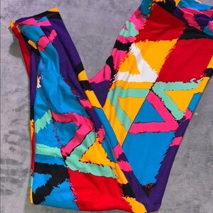 Colorful Geometric Print  Lularoe Leggings